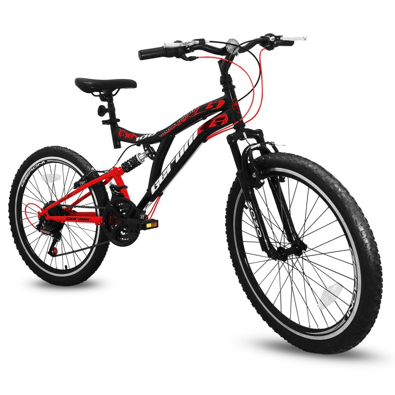 Bicicletta Geroni FXC 100 MTB 24'' Cambio 21v bici mountain bike