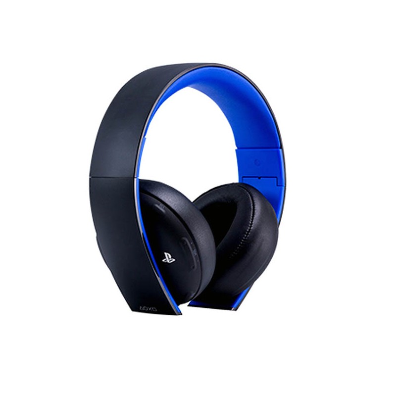 Auricolari Senza Fili Sony O2 PS4 / PS3 / PS Vita Nero Azzurro